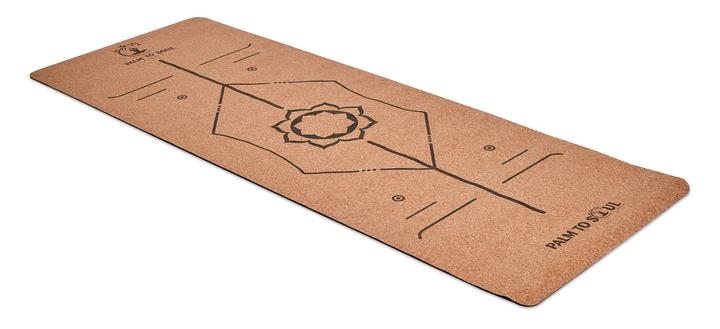 Cork leaf hot sale yoga mat